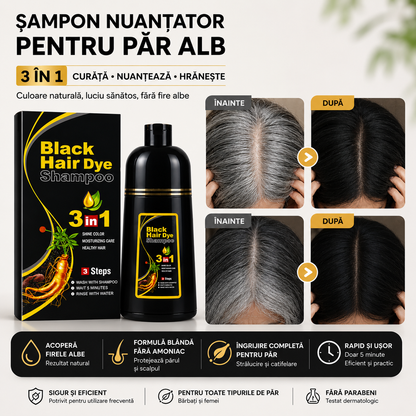PărTânăr™ Șampon 3 în 1 Colorarea Părului + 1 Cadou