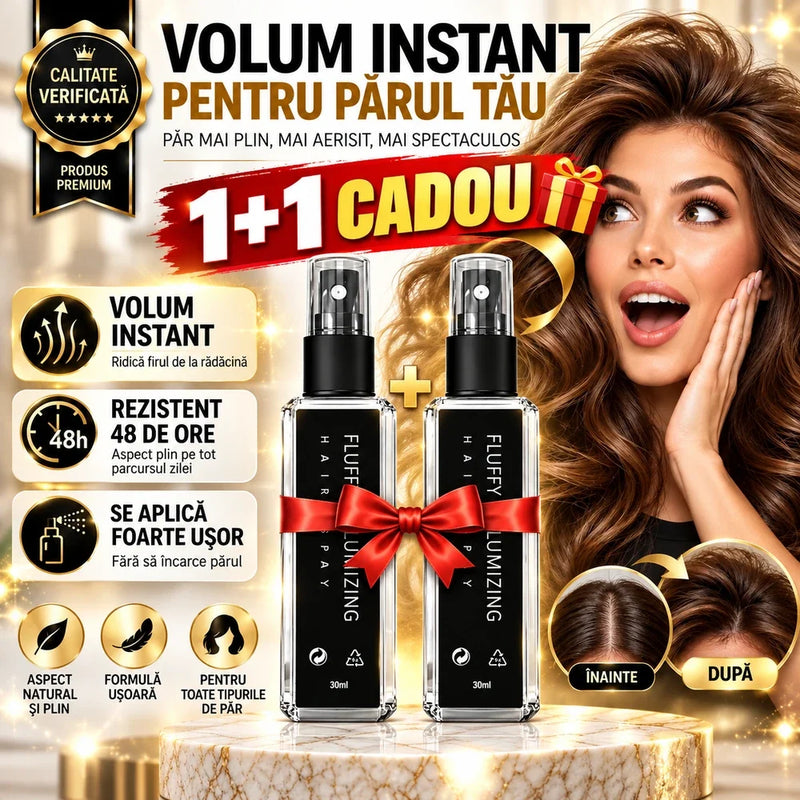 Volum instant fara distrugerea parului + 1 cadou