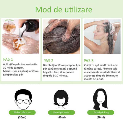 PărTânăr™ Șampon 3 în 1 Colorarea Părului + 1 Cadou