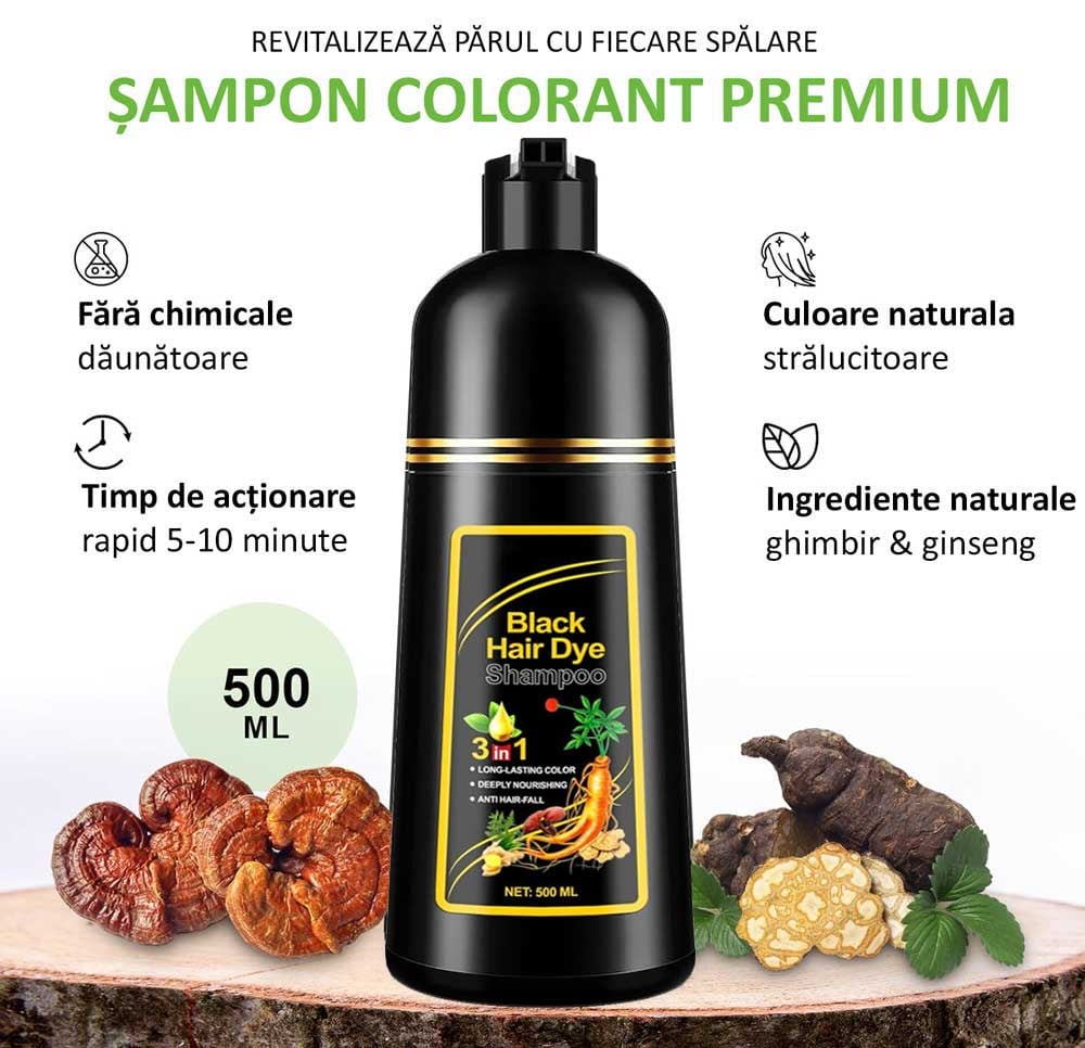 PărTânăr™ Șampon 3 în 1 Colorarea Părului + 1 Cadou